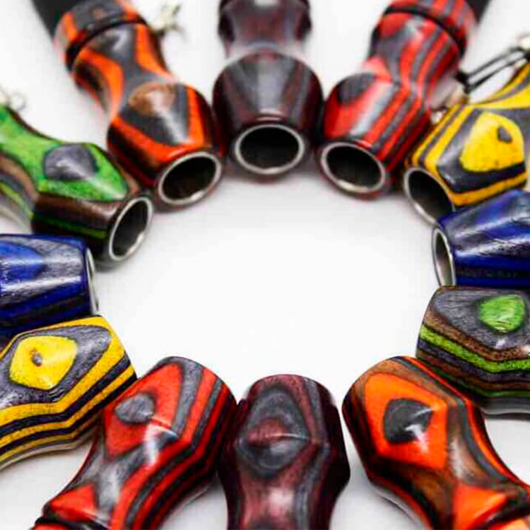 Персональный мундштук ESS с лентой полиацеталь (черный)